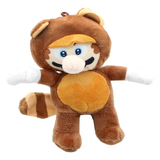 Super Mario Bros. 7 Inch Collectible Plush | Tanooki Suit Mario {1}