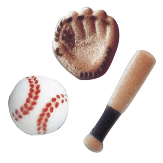Baseball Assortment Dec-Ons&reg; Decorations 12ct {1}