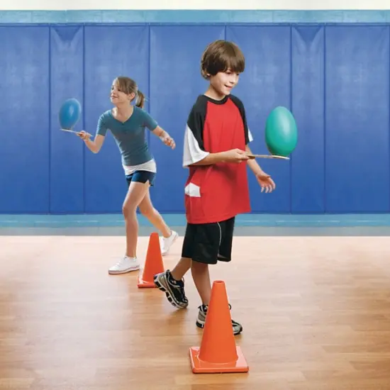 Spectrum&trade;&nbsp;Jumbo Ostrich Egg and Spoons (Set of 6) {7}