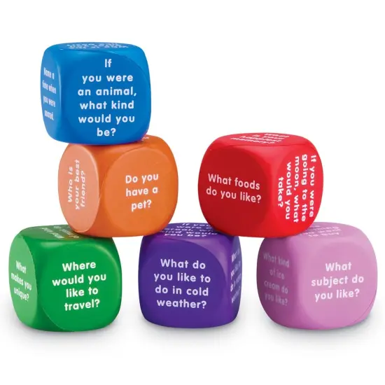 Conversation Cubes, 6 Per Set {2}