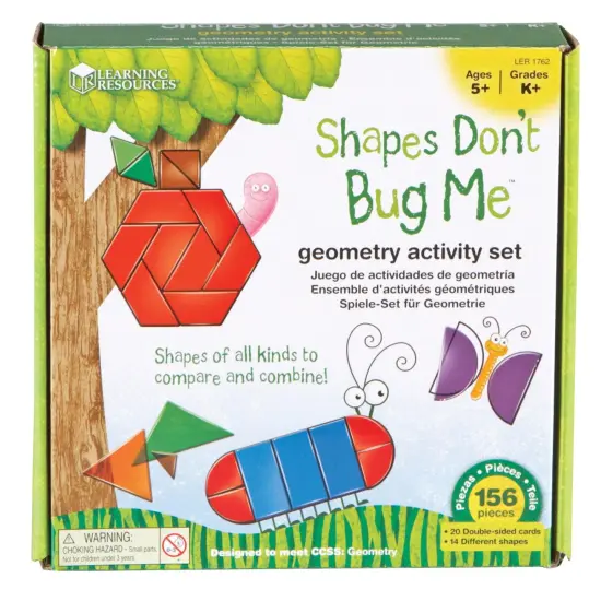 Shapes Don't Bug Me&trade; Geometry Activity Set {3}