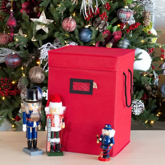 17 in. Christmas Nutcracker Collectibles Storage Box {5}
