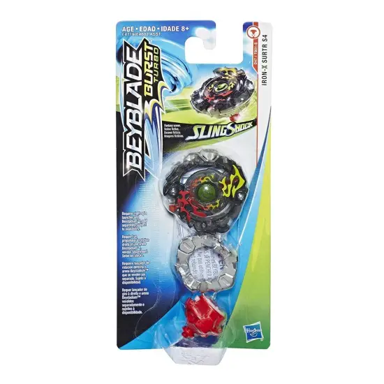 Beyblade Burst Turbo Slingshock Single Top - Iron X Surtr S4 {3}
