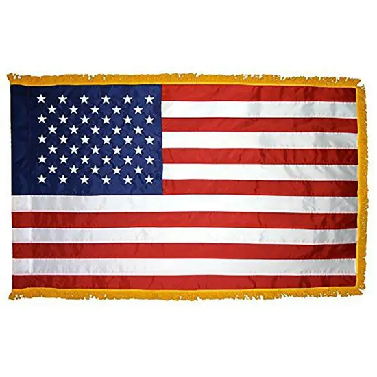 Complete Mounted U.S. Flag Set {4}