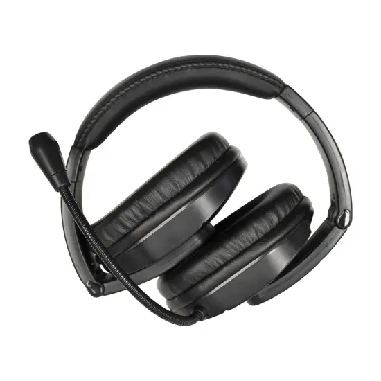 MACH-2 Multimedia Stereo Headset - Over-Ear with Steel Reinforced Gooseneck Mic {3}