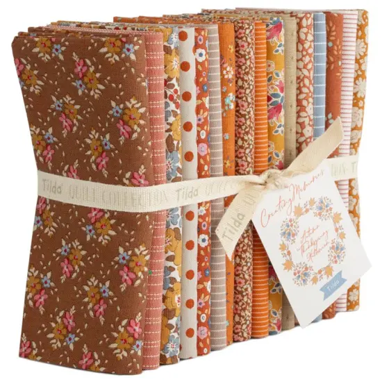 Tilda Fabrics Creating Memories Autumn Fat Quarter Bundle - 20" x 22" - 100% Cotton {1}