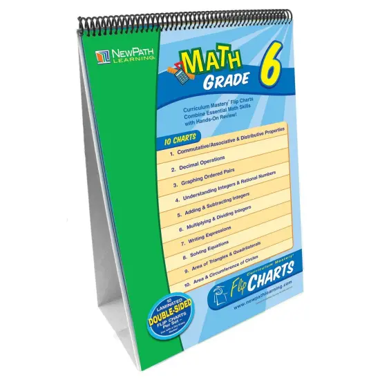 Math Skills Curriculum Mastery&reg; Flip Chart, Grade 6 {1}