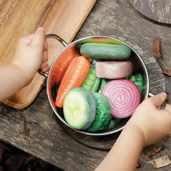 Yellow Door Sensory Play Stones: Vegetables - 8 Pieces {4}