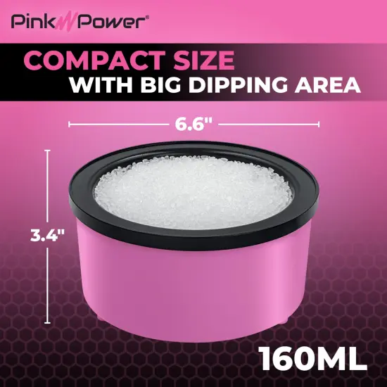 Pink Power Electric Hot Glue Pot for Crafts with Adjustable Temp 225-400 F - 160ml Hot Glue Skillet for Crafting - Glue Guns for Crafters - Mini Electric Skillet {3}