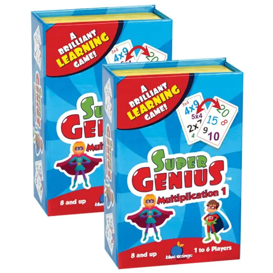 Super Genius&trade; Multiplication 1 Game, Pack of 2 {1}