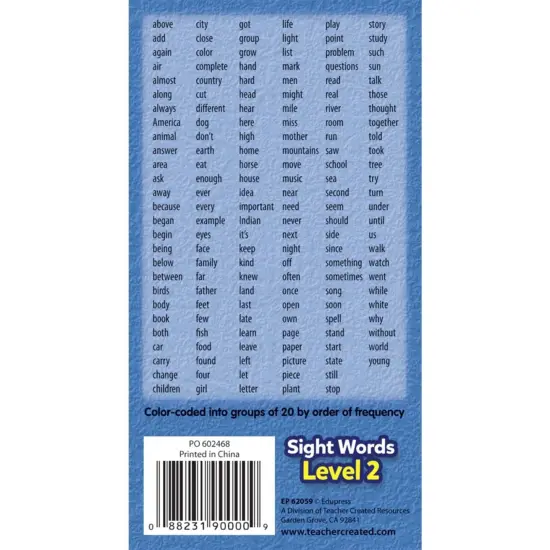 Sight Words Flash Cards - Level 2 {2}