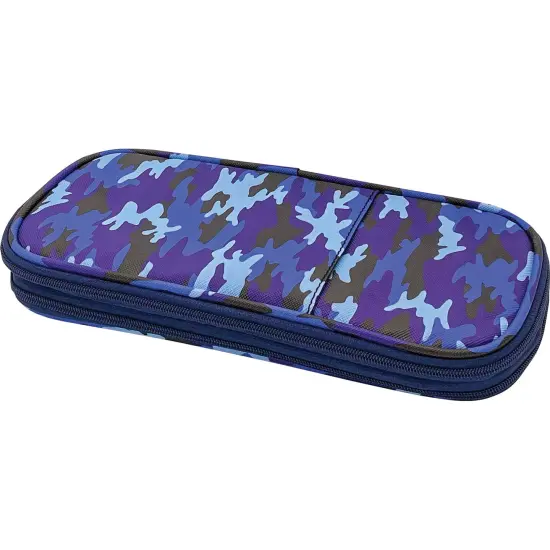 Blue Camo Pencil Case, Pack of 3 {3}