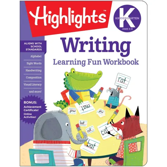 Learning Fun Workbooks, Kindergarten Writing, Pack of 6 {2}