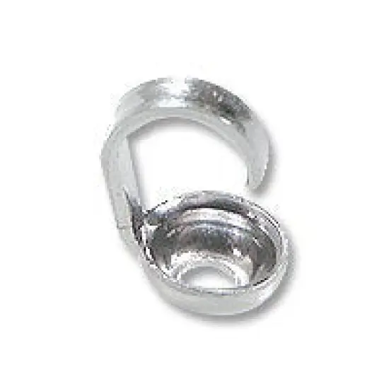 JewelrySupply Bead Tip 3mm Cup Sterling Silver (Pack of 10) {2}