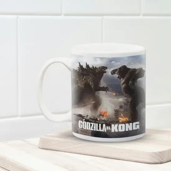 Godzilla vs Kong Kings Collide 11 Ounce Ceramic Mug {5}
