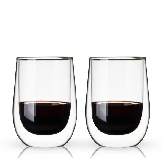 Double-Walled Wine Glasses: Elegant Temperature Control {1}