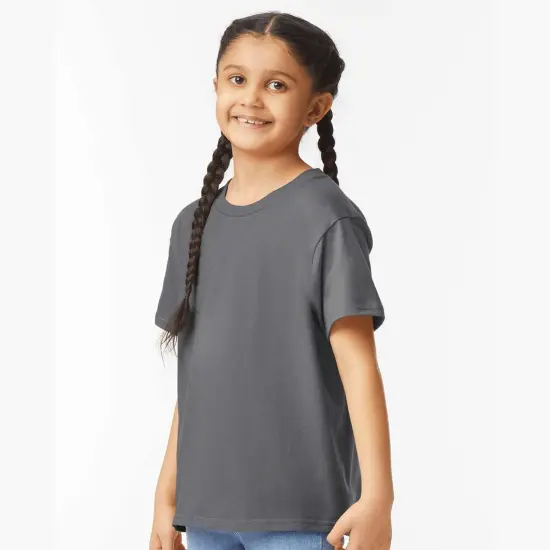 Gildan&reg; Softstyle Youth Short Sleeve Crew-Neck T-Shirt Sport grey {4}