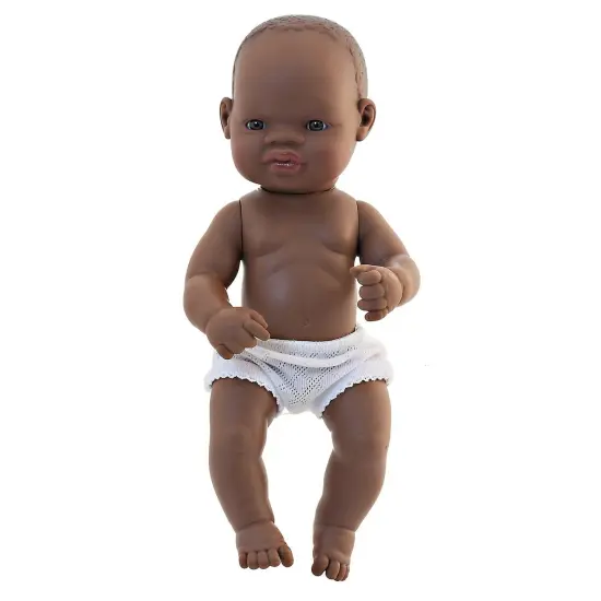 Anatomically Correct Newborn Doll, 12-5/8", African Girl {1}