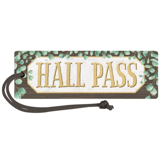 Eucalyptus Magnetic Hall Pass, Pack of 6 {2}