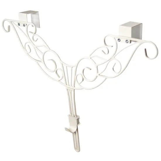 Adjustable Wreath Hanger for Door - Antler White {4}