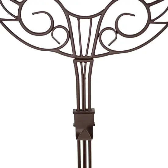 Adjustable Wreath Hanger for Door - Antler Brown {5}