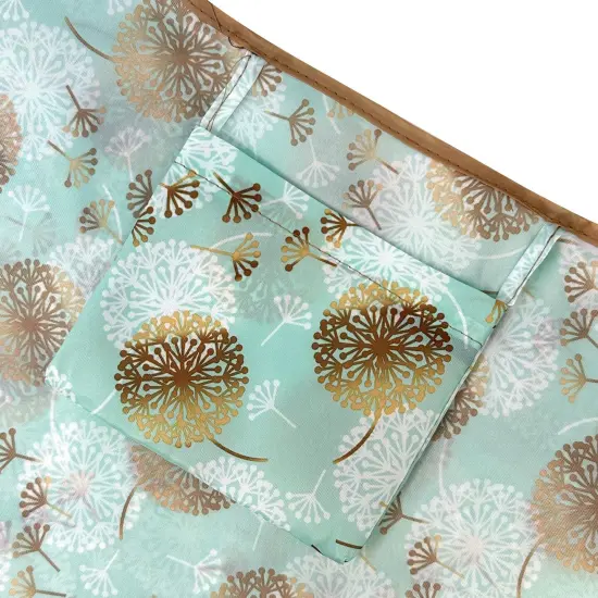 Wrapables Large & Small Foldable Tote Nylon Reusable Grocery Bags, Set of 2, Dandelion {4}