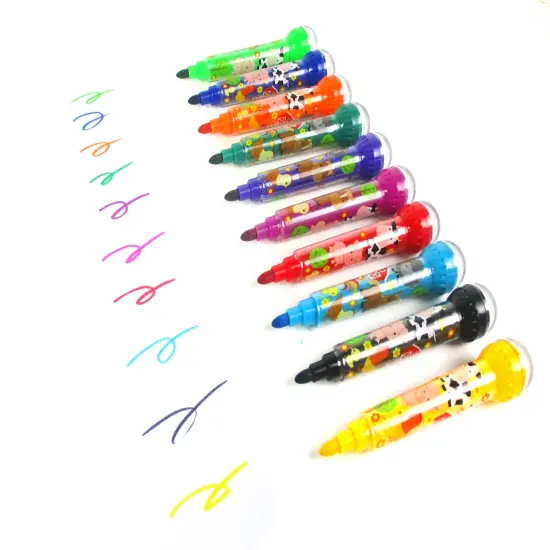 Farm Animals Barnyard Animals Stamp Marker Set - Set of 10 {3}