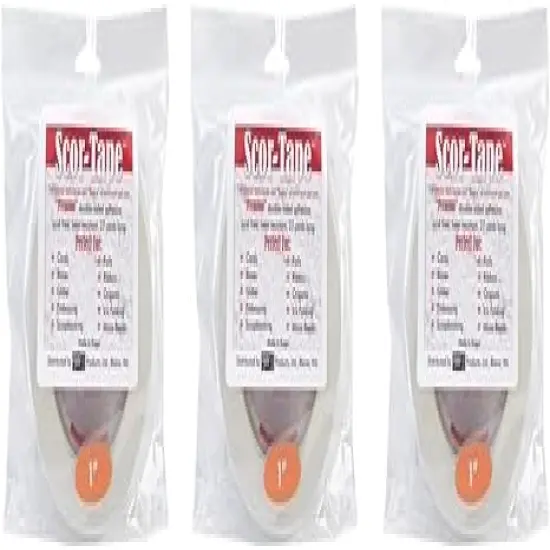 Scor-Tape 1" x 27 yd - 3 roll pk {1}