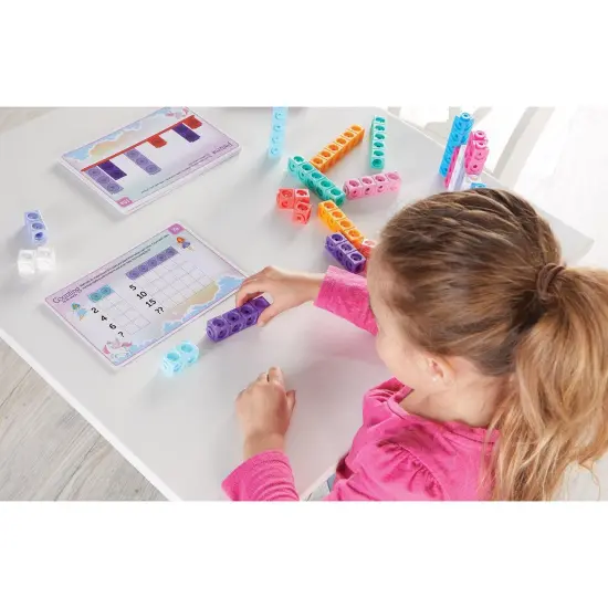 Mathlink&reg; Cubes Kindergarten Math Activity Set: Fantasticals! {5}