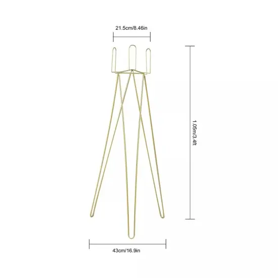 10pcs 3.4ft Flower Plant Stand Display Rack Flower Pot Holder Party Floral Decor {4}