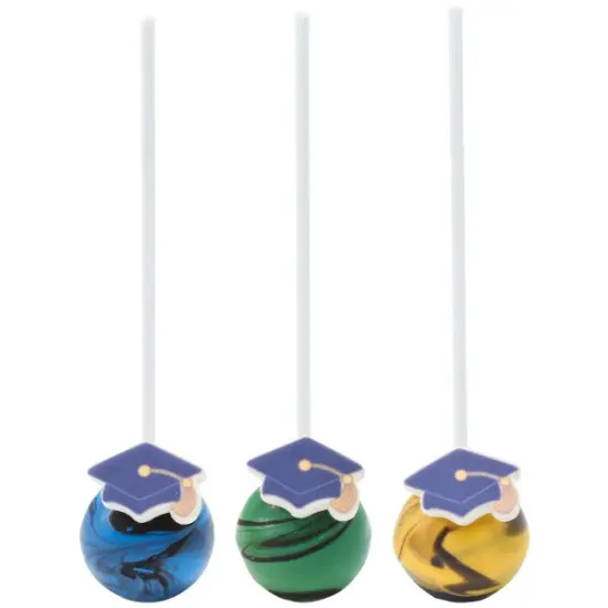 Graduation Hat Sweet D&eacute;cor&reg; Edible Decorations 12ct {2}