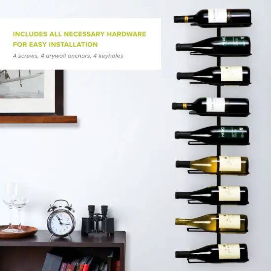 Align Wall-Mounted Wine Rack {6}