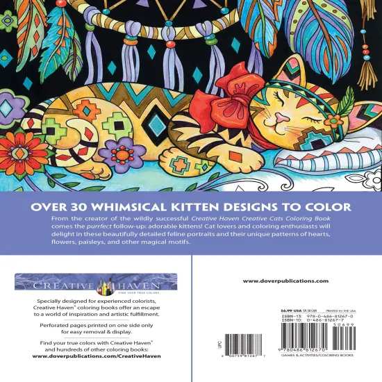 Creative Haven: Creative Kittens Coloring Book-Softcover {3}