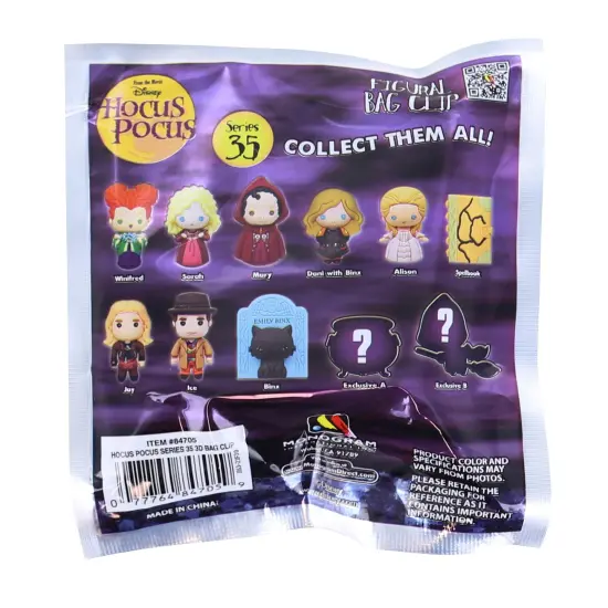 Disney Series 35 Hocus Pocus 3D Foam Bag Clip | One Random {3}