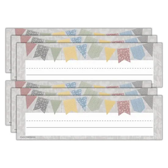 Classroom Cottage Flat Name Plates, 36 Per Pack, 6 Packs {1}