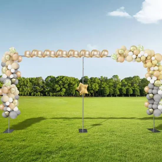 Backdrop Stand Pipe Kit Heavy Duty Background Pipe Rack Wedding Party Decor {3}