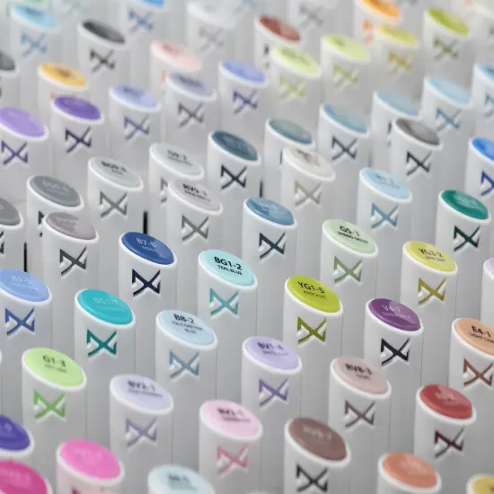 Artfinity Sketch Marker Sets - Set of 3 - Neutral Gray, Vibrant, Professional, Dye-Based Alcohol Markers for Artists, Drawing, Travel, & More {7}