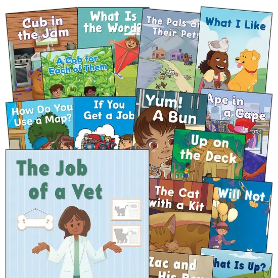 Decodable Books: Read & Succeed, Grade PreK-K, Set 2 {2}