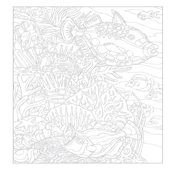 Creative Haven: Sea Life Coloring Book-Softcover {4}