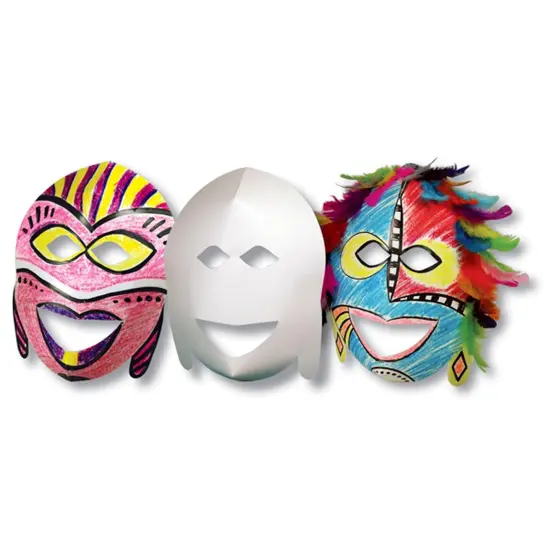 African Masks, 20 Per Pack, 2 Packs {2}