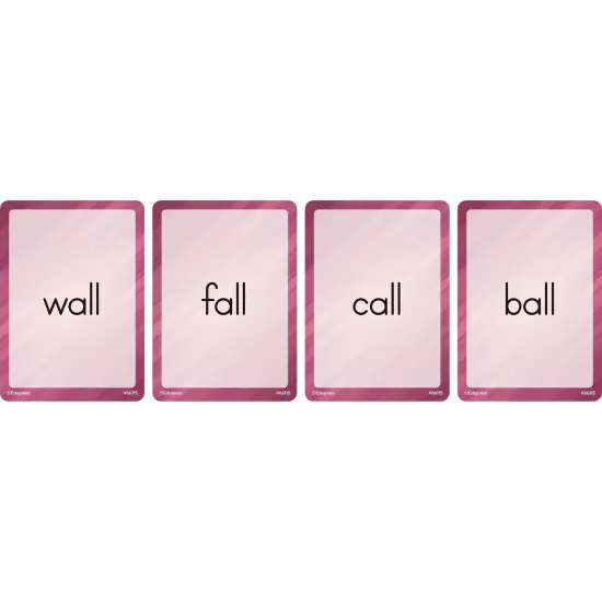 Four Score Card Game: Word Families, Pack of 3 {2}