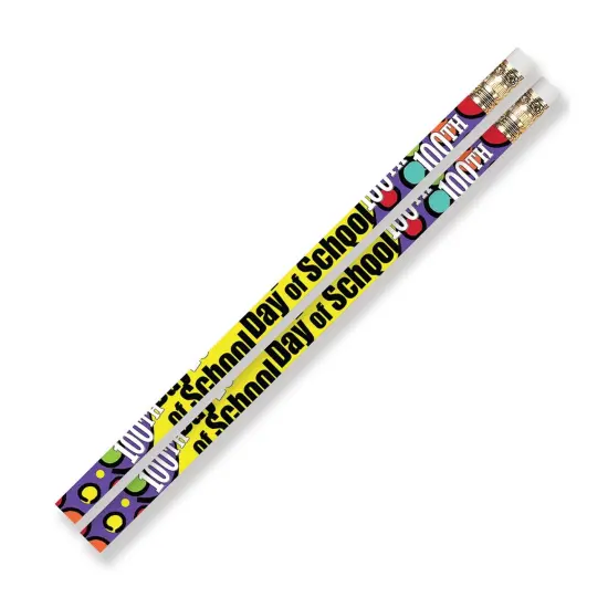 100th Day Of School Motivational Pencils, Pack of 144 {1}