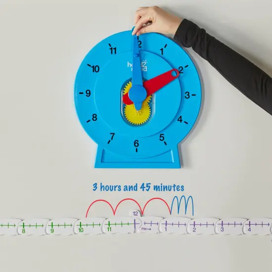 Magnetic Demonstration Advanced NumberLine Clock {2}