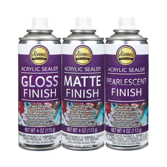 Aleene''s Spray Acrylic Sealer Assorted Finishes 4 oz. 3 Pack {6}