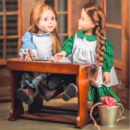 The Queen's Treasures 18 Inch Doll Little House School Desk & Accessories {6}