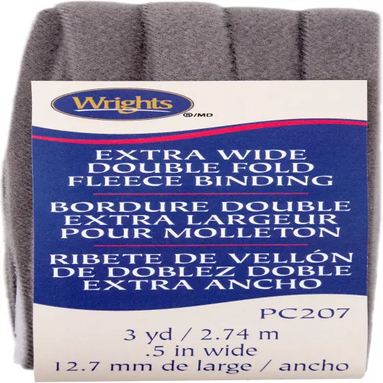 Wrights Double Fold Fleece Binding .5"X3yd {2}
