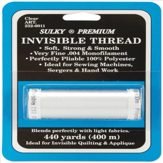 Sulky Premium Invisible Thread 440yd-Clear {1}