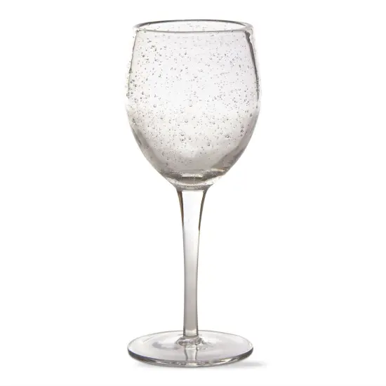 Bubble Glass Tall Wine Drinking Glass 15 ounce, Clear {1}