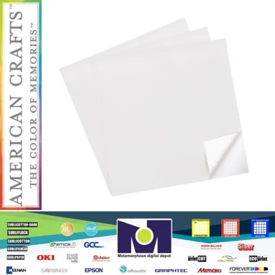 Sticky Thumb Double-Sided Adhesive 12"X12" 10 Sh Pck Clear Dotted 60000219 by American Crafts {1}