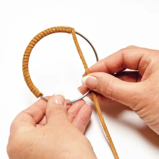 Realeather(R) Crafts Mini Dreamcatcher Kit 3" {3}